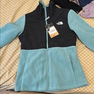 The North Face Black and Blue Puffer Jacket